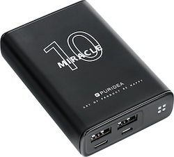 Puridea S15 10000mAh Μαύρο