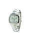 Chronotech Watch Battery with Silver Metal Bracelet CT2185L-09M