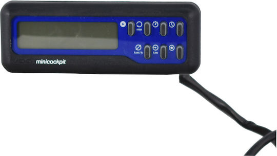 VDO Mini Cockpit Instrument digital Turbo Timer Pentru mașină 87mm
