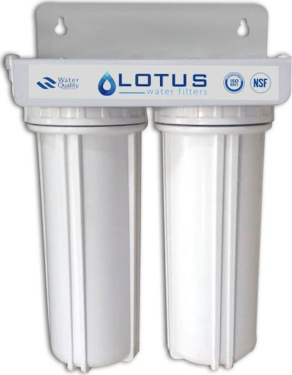 Water Quality Duo Water Filtration System Double Under Sink / Central Supply Micron ½" Water Quality Duo Water Filtration System Double Under Sink / Central Supply Micron ½"