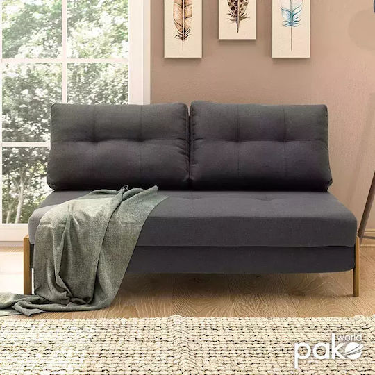 Pakketo Fancy Doppelsitzer Sofa Bett Anthrazit 150x92x77cm