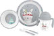 Interbaby Feeding Set Παιδικό Σερβίτσιο Φαγητού made of Melamine Gray 5pcs SET16