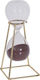 Office Hourglass Decoration from Metallic 6x6x19cm in Gray color