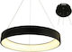 Aca Pendant Light LED with Warm White Light Black