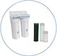 Aqua Pure Home Solution Gold-S Water Filtration System Double Under Sink / Central Supply with Replacement Filter