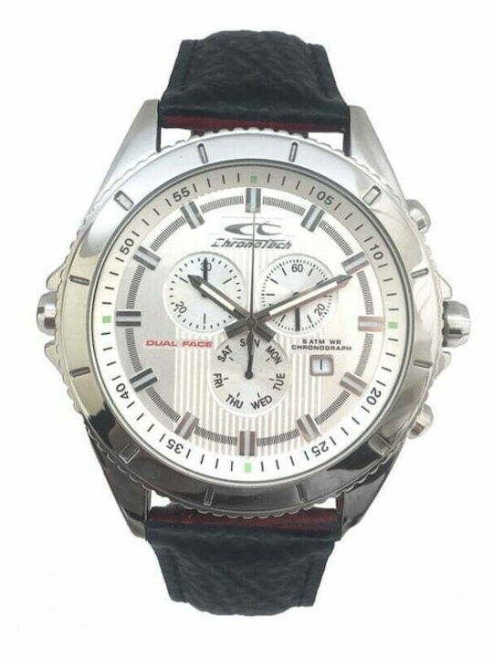 Chronotech Ρολόι Μπαταρίας με Δερμάτινο Λουράκι Chronotech Ρολόι Μπαταρίας με Δερμάτινο Λουράκι