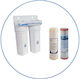 Aqua Pure Home Ufpro Water Filtration System Double Under Sink / Central Supply with Replacement Filter Aqua Pure APUF 2T 0.01 μm, Aqua Pure APCYL 0.5 μm