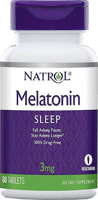 Natrol Melatonin 3mg Supplement for Sleep 60 tabs