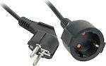 Lindy Extension Cable Cord 3m Black