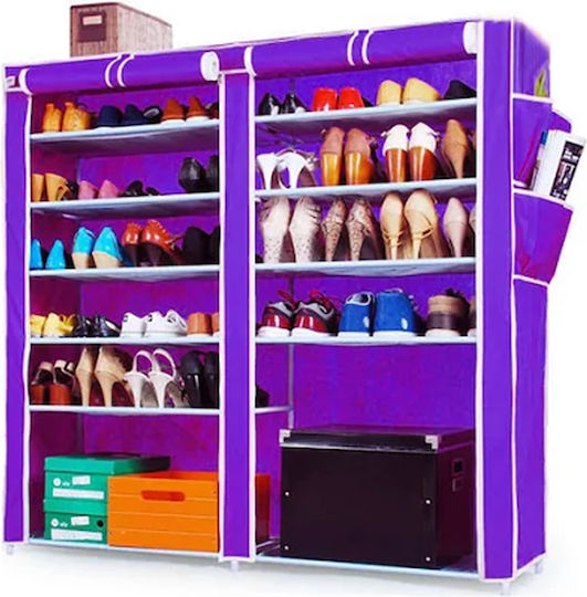 Υφασμάτινη με 12 Ράφια 118x30x120cm Υφασμάτινη με 12 Ράφια 118x30x120cm