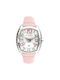 Chronotech Watch with Pink Leather Strap CT7998L-07