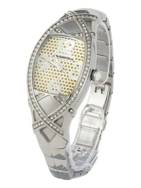Chronotech Women's Watch 26mm Battery with Silver Stainless Steel Bracelet