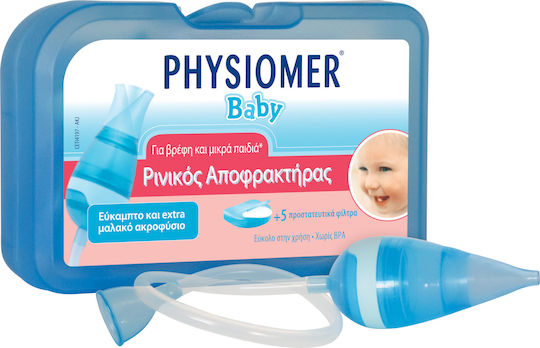 Physiomer Baby Nasal Aspirator & 5 Защитни филтри Назален аспиратор