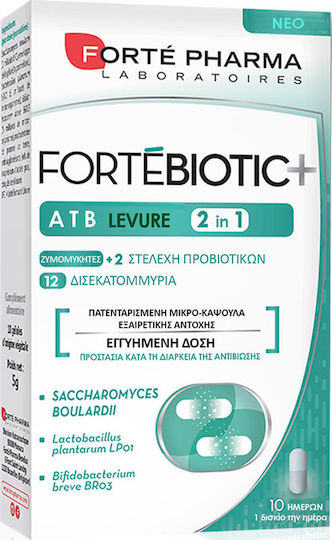 Forte Pharma ForteBiotic+ ATB Levure 2 in 1 Probiotics 10 caps