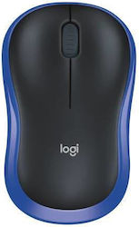 Logitech M185 Kabellos Mini Maus Blau