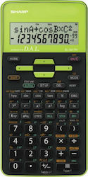 Sharp EL-531TH Calculator Scientific 10 Digits in Green Color