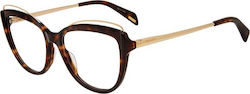Police Women's Prescription Eyeglass Frame Brow...