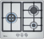 Balay 3ETX563HB Autonomous Cooktop with Liquid Gas Burners Inox 58.2x52cm