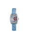 Chronotech Watch with Blue Leather Strap CT7094SS-12