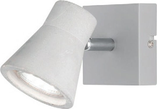 Trio Lighting Antony Единично Спот с Цокъл GU10 в Сребрист Цвят