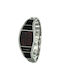 Chronotech Digital Uhr mit Silber Metallarmband CT7122LS-03M