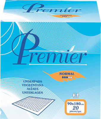 Mediform Premier Incontinence Underpads Normal 3 Drops 90x180cm 20pcs