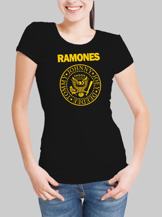 Ramones w tricou - NEGRU