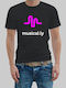 Musikalisches T-Shirt - SCHWARZ