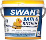 Swan Bath & Kitchen Plastic Anti-Mildew Paint for Interior Use White 3lt