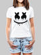 Marshmello dj w t-shirt - WEISS