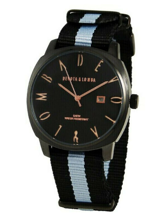 Devota & Lomba Men's Watch 42mm Battery with Bl...