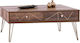 Rectangular Coffee Table Kaitlyn Brown L110xW59xH42.5cm