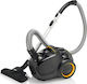 Fakir TS 2000 Vacuum Cleaner 500W Bagged 4.5lt Black