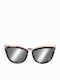 Alexander McQueen Damen Sonnenbrille mit Mehrfarbig Gestell