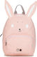 Trixie Miss Rabbit Kindergarten School Backpack Pink