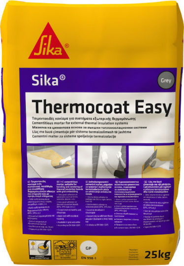 Sika Hellas Thermocoat Easy Нанасяемо Уплътнително 25кг Бял 525434