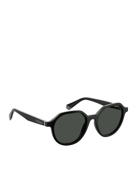 Polaroid Sonnenbrillen mit Schwarz Rahmen und Schwarz Polarisiert Linse PLD6111/S 807