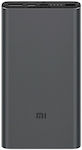 Xiaomi Mi PowerBank 3 10000mAh 18W με 2 Θύρες USB-A Μαύρο