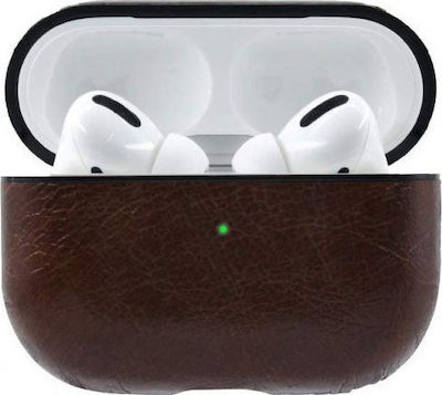 Genuine Hülle Synthetisches Leder in Braun Farbe für Apple AirPods Pro