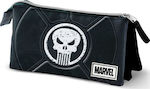 Karactermania Marvel Pencil Case with 3 Compartments Black