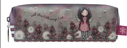 Santoro Little Wings Pencil Case Barrel with 1 Compartment Pink