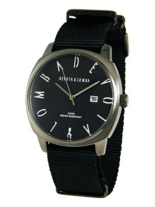Devota & Lomba Watch Battery with Fabric Strap
