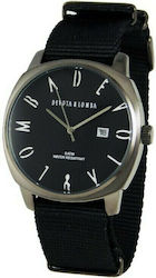Devota & Lomba Uhr Batterie mit Stoffarmband