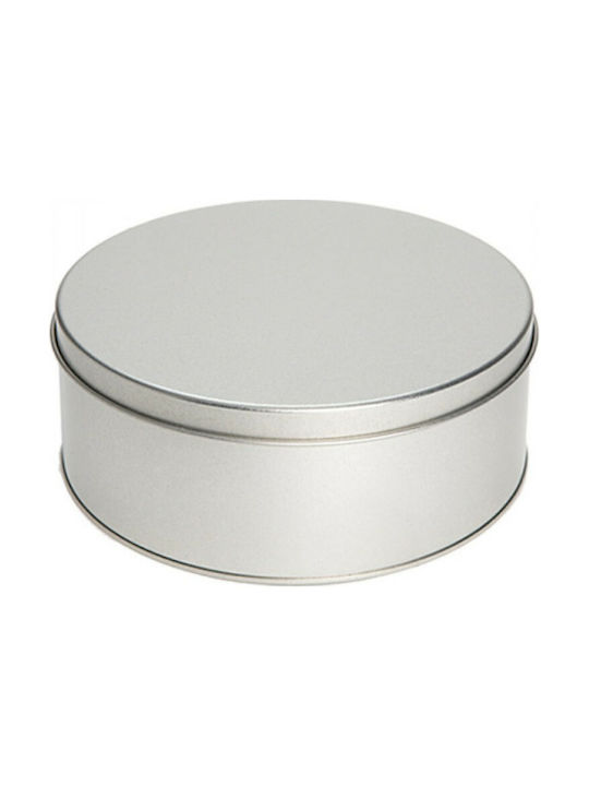 SILVER METAL BOX - 6 pcs