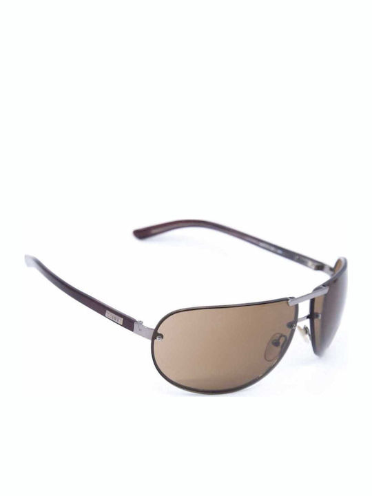 Loewe Sunglasses with Brown Metal Frame SLW178 568