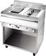 Vrettos Фритюрница Газ Двойна 20кВт Капацитет 2x8л 80x69x92см Dione 2 CA