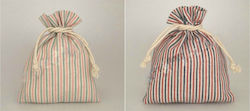 POUCH FABRIC STRIPES 14X11CM STRIPES