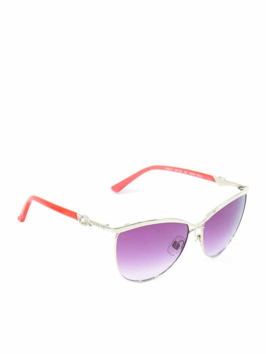 Swarovski Women's Sunglasses with Silver Metal Frame SK0105 32F