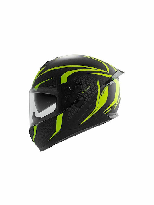 CMS GTR Sport Yellow Motorradhelm Volles Gesicht ECE 22.05 1500gr