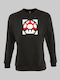 Super Mario Mushroom Sweatshirt - BLACK